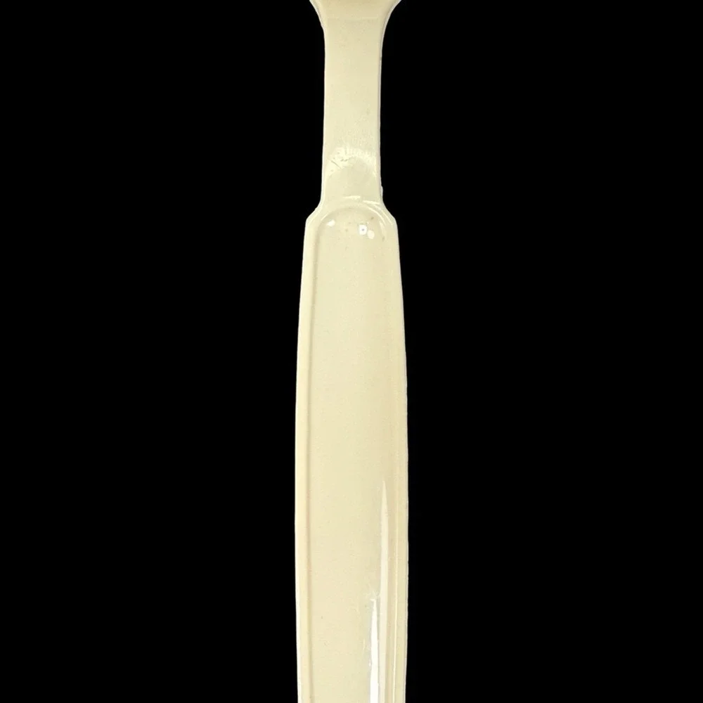 Vintage EKCO Serving Solid Spoon Nylon Beige Plastic Kitchen Utensil USA